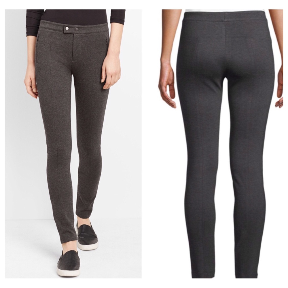 Vince Mid-Rise Tab-Front Ski Pants. - Picture 2 of 7